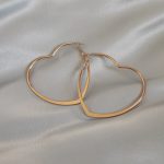 گوشواره قلبی بزرگ